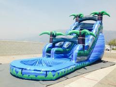 (8) BRAND NEW! 19ft Blue Rush Water Slide w/ POOL (8) BRAND NEW! 19ft Blue Rush Water Slide w/ POOL
