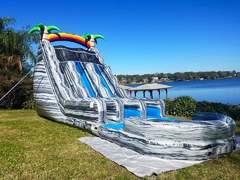 (5) *BRAND NEW* 24ft Double Lane Water Slide w/ POOL (5) *BRAND NEW* 24ft Double Lane Water Slide w/ POOL