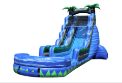 (6a) 23ft Blue Crush Water Slide w/ POOL (6a) 23ft Blue Crush Water Slide w/ POOL